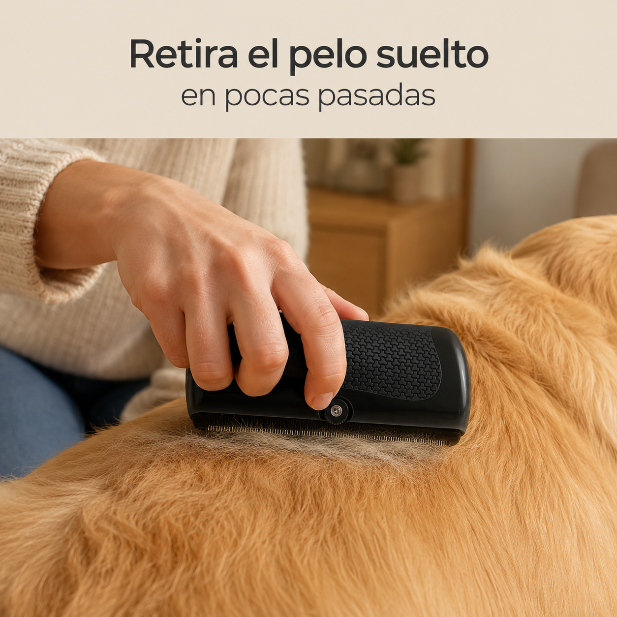 FurCalm™ – Cepillo deslanador sin tirones