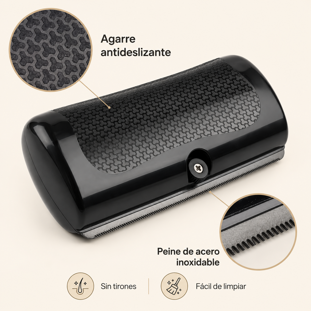 FurCalm™ – Cepillo deslanador sin tirones