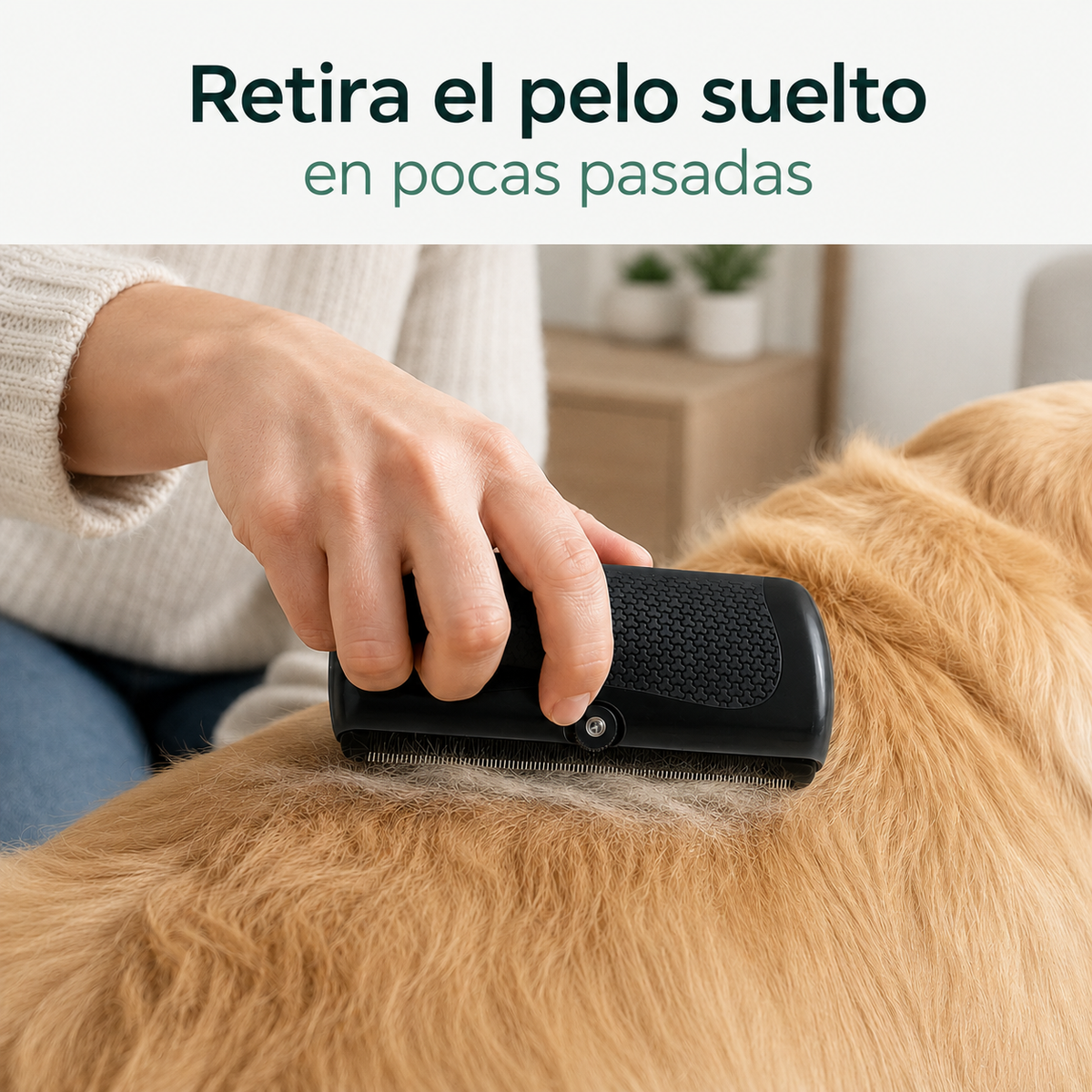 FurCalm™ – Cepillo de muda sin tirones